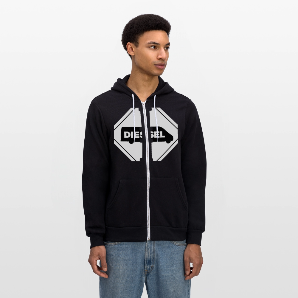 Diesel MMS Hazmat Placard Zip Hoodie - black