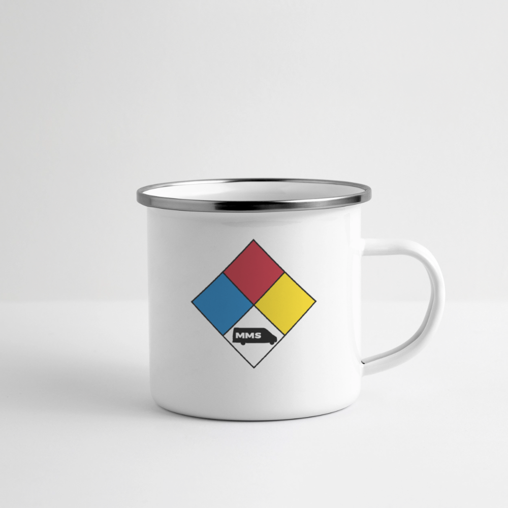 MMS Hazmat Placard Camper Mug - white