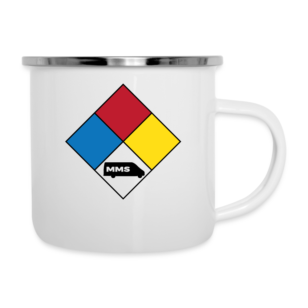MMS Hazmat Placard Camper Mug - white