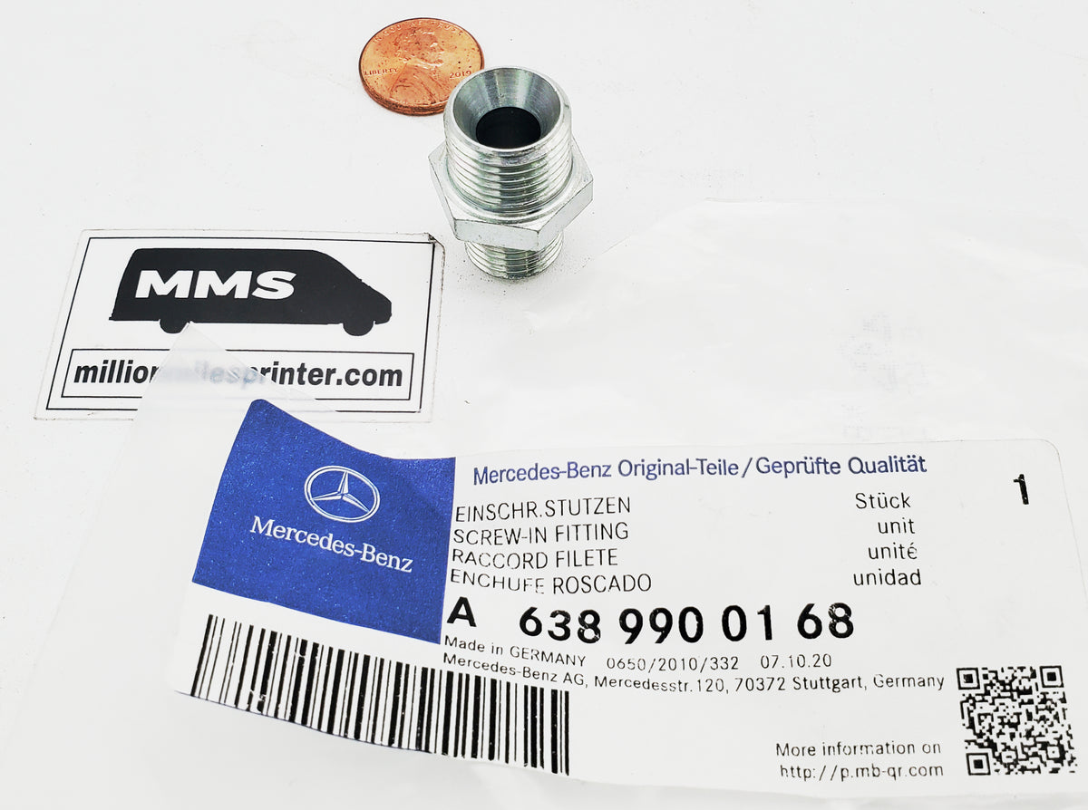 T1N Steering Pump to Rack Threaded Nozzle #2 (2002-06 Vans) Suspension & Steering (T1N) MMS HQ