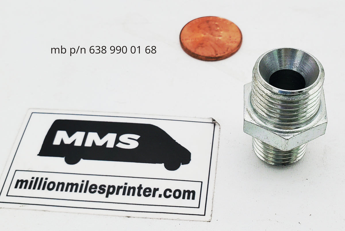 T1N Steering Pump to Rack Threaded Nozzle #2 (2002-06 Vans) Suspension & Steering (T1N) MMS HQ