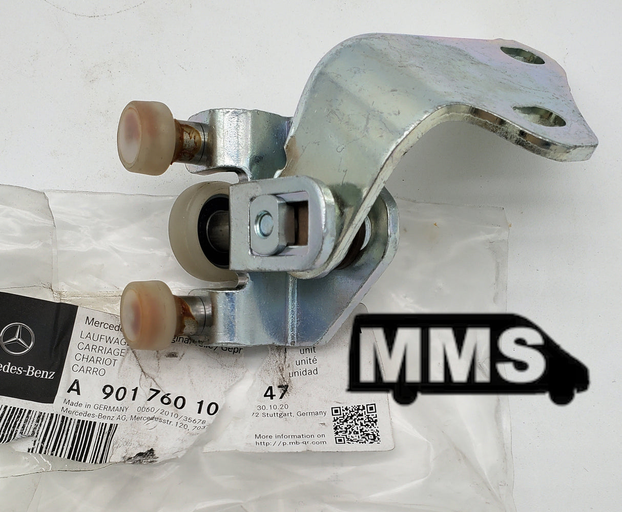T1N Door Roller Guide, Sliding Door Top Carriage, RIGHT Side (2002-06 "2500" & "3500" Vans) Million Mile Sprinter
