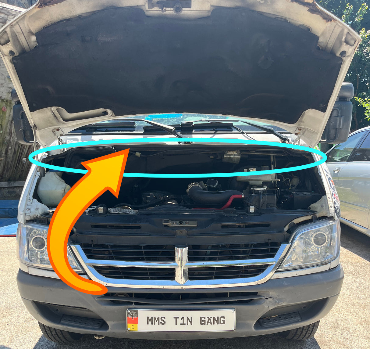 T1N Rubber Hood Cowl Seal (2002-06 Vans) Body & Exterior (T1N) MMS HQ