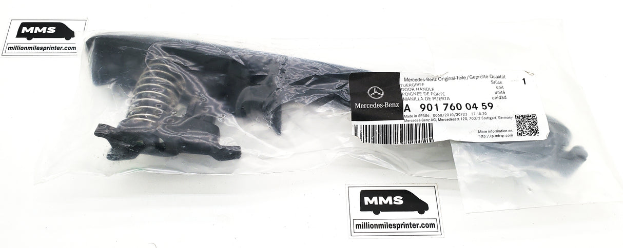 T1N Exterior Door Handle, Sliding Door, Genuine MB (2001-06 Vans)