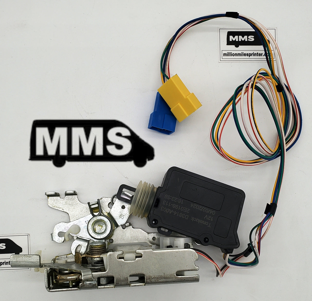 T1N Door Lock Assembly, Automatic, Rear Door (2001-06 Vans)