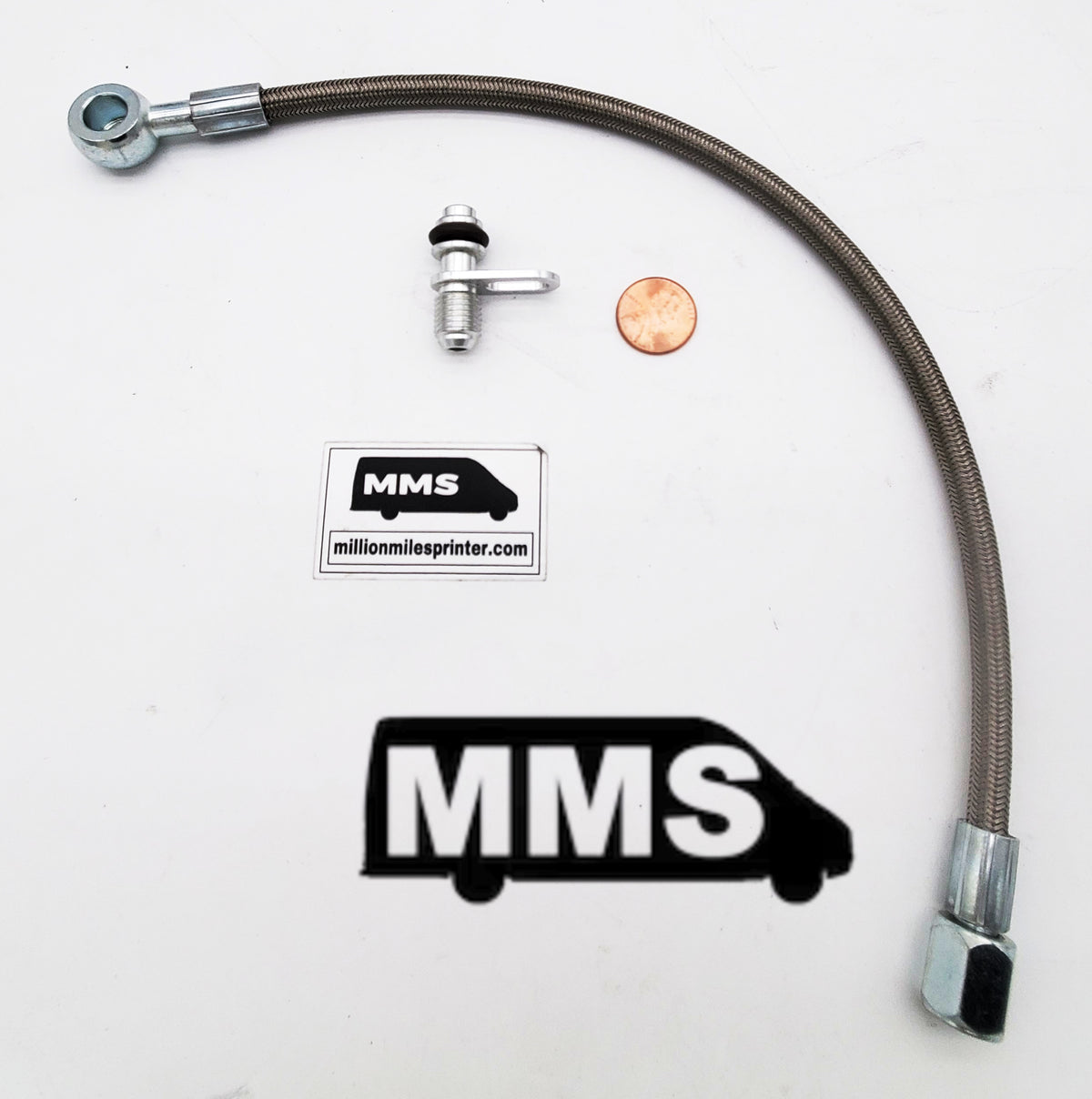 T1N Flexible Turbo Oil Feed Line (2002-06 Vans) Turbo System (T1N) MMS HQ