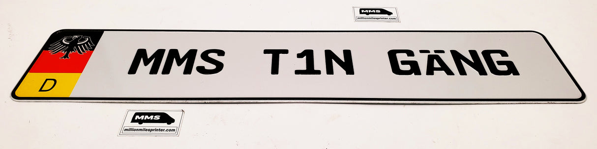 MMS T1N Gang Vanity Plate Body & Exterior (T1N) MMS HQ