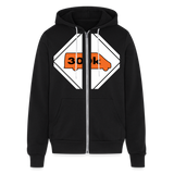 300K MMS Hazmat Placard Zip Hoodie - black