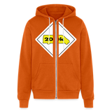 200K MMS Hazmat Placard Zip Hoodie - autumn