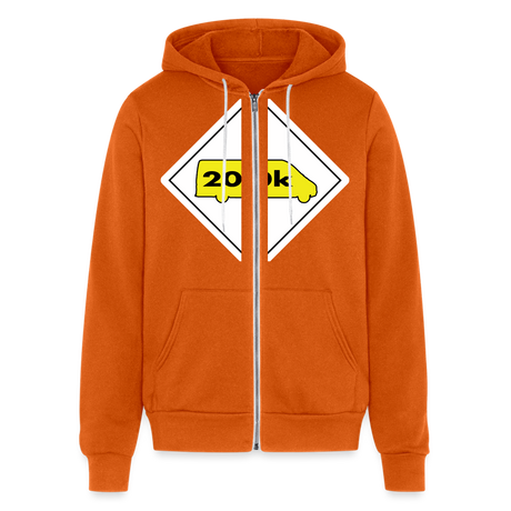 200K MMS Hazmat Placard Zip Hoodie - autumn