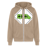 400K MMS Hazmat Placard Zip Hoodie - tan