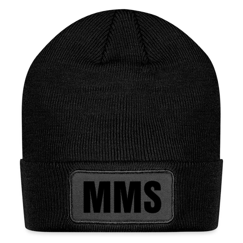 Patch Beanie MMS - black