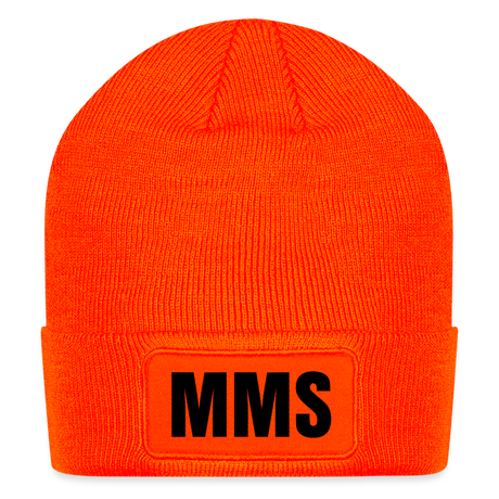 Patch Beanie MMS - neon orange