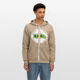 400K MMS Hazmat Placard Zip Hoodie - tan