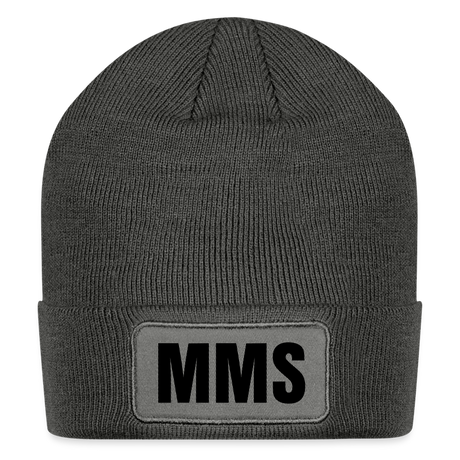 Patch Beanie MMS - charcoal grey