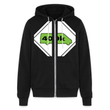 400K MMS Hazmat Placard Zip Hoodie - black