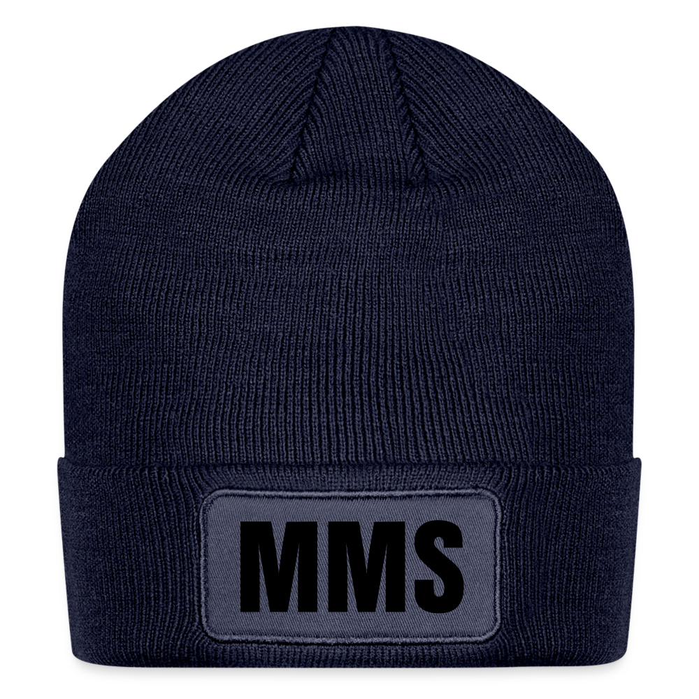 Patch Beanie MMS - navy