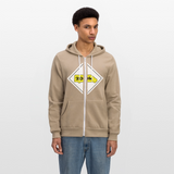 200K MMS Hazmat Placard Zip Hoodie - tan