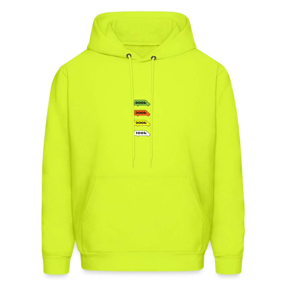 Men's Hoodie 100-400K - safety green