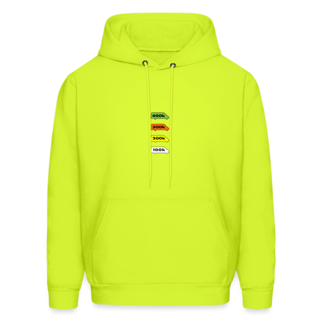 Men's Hoodie 100-400K - safety green