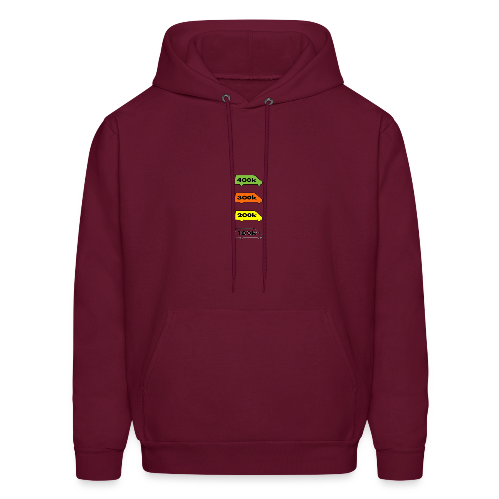 Men's Hoodie 100-400K - burgundy