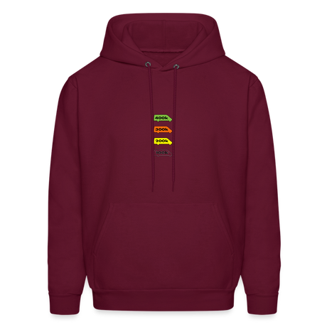 Men's Hoodie 100-400K - burgundy