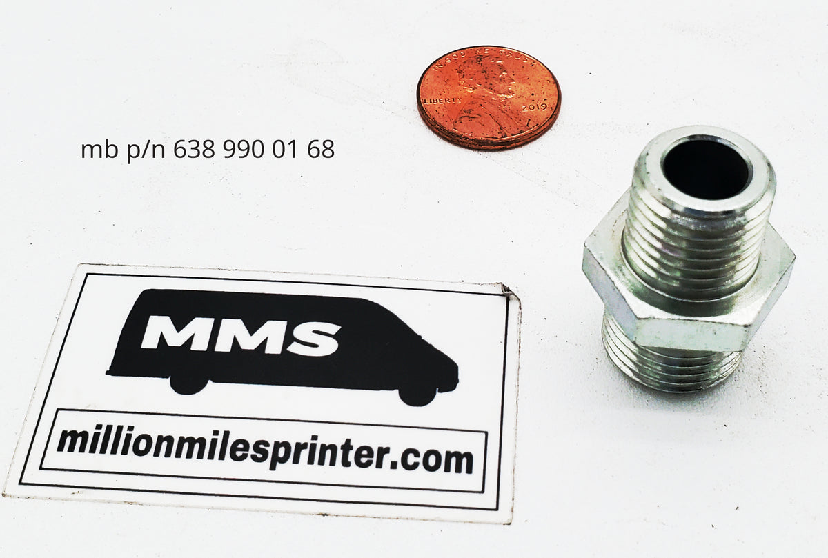 T1N Steering Pump to Rack Threaded Nozzle #2 (2002-06 Vans) Suspension & Steering (T1N) MMS HQ