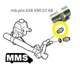 T1N Steering Pump to Rack Threaded Nozzle #2 (2002-06 Vans) Suspension & Steering (T1N) MMS HQ