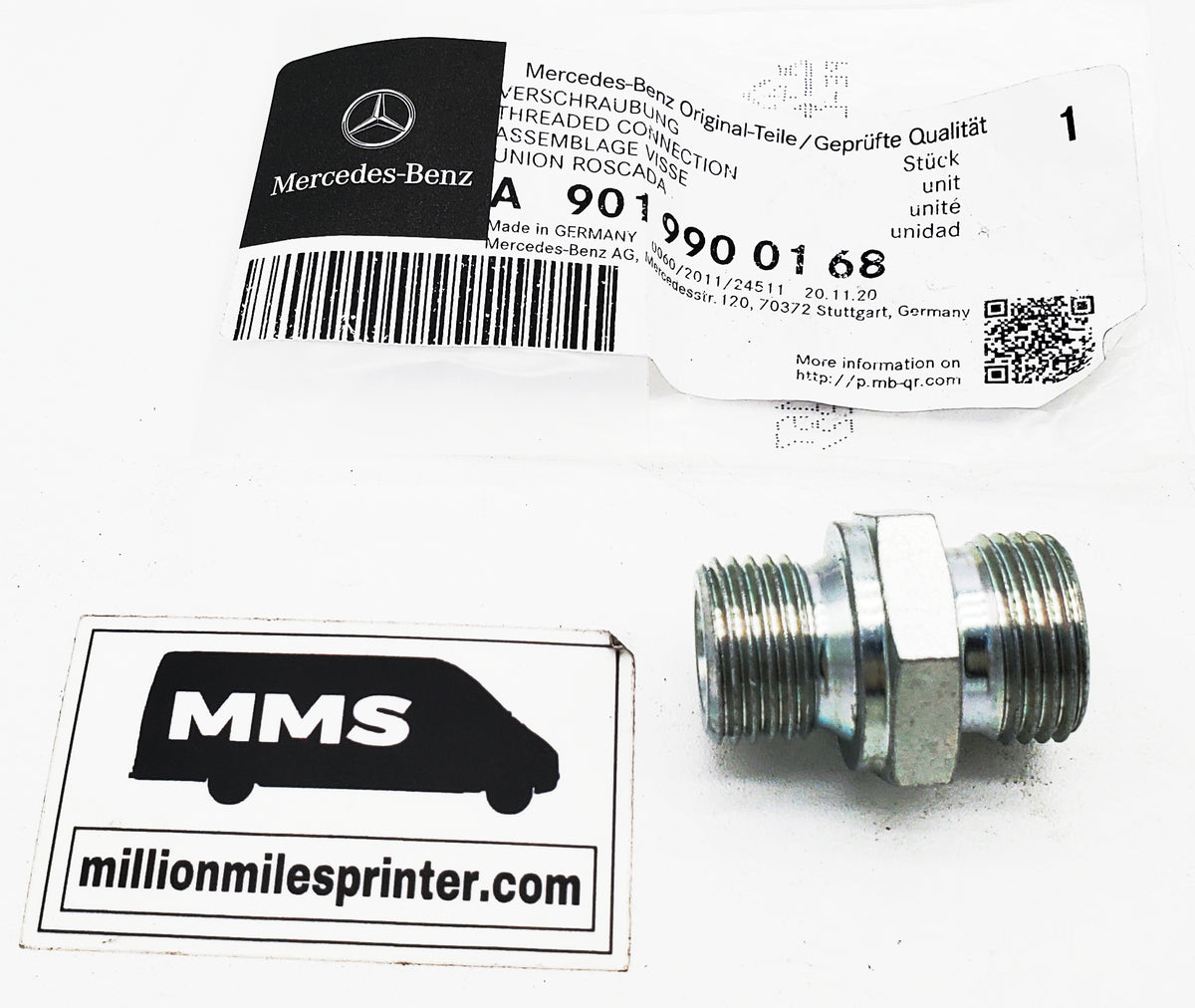 T1N Steering Pump to Rack Threaded Nozzle #1 (2002-06 Vans) Suspension & Steering (T1N) MMS HQ