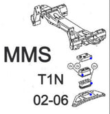 T1N Transverse Spring Bushing Kit, Just Bushings w/o Leaf Spring (2002-06 "2500" & "3500" Vans) Suspension & Steering (T1N) Million Mile Sprinter