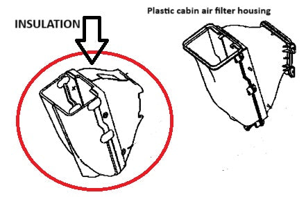 NCV3 Cabin Filter Insulation Cover