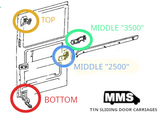 T1N Door Roller Guide, Sliding Door Middle Carriage, LEFT Side (2002-06 "2500" Vans) Body & Exterior (T1N) Million Mile Sprinter