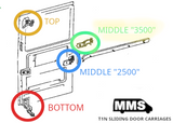 T1N Door Roller Guide, Sliding Door Middle Carriage, RIGHT Side (2001-06 "3500" Vans) Body & Exterior (T1N) MMS HQ