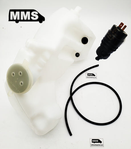 T1N Windshield Washer Reservoir Supreme Kit, LEVEL THREE w/ Pump (2001-06 Vans) Fluids (T1N) Million Mile Sprinter