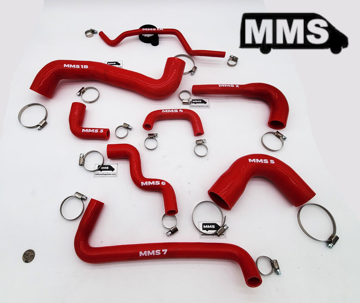 T1N Hose Clamps Set, Coolant System (2001-06 Vans)