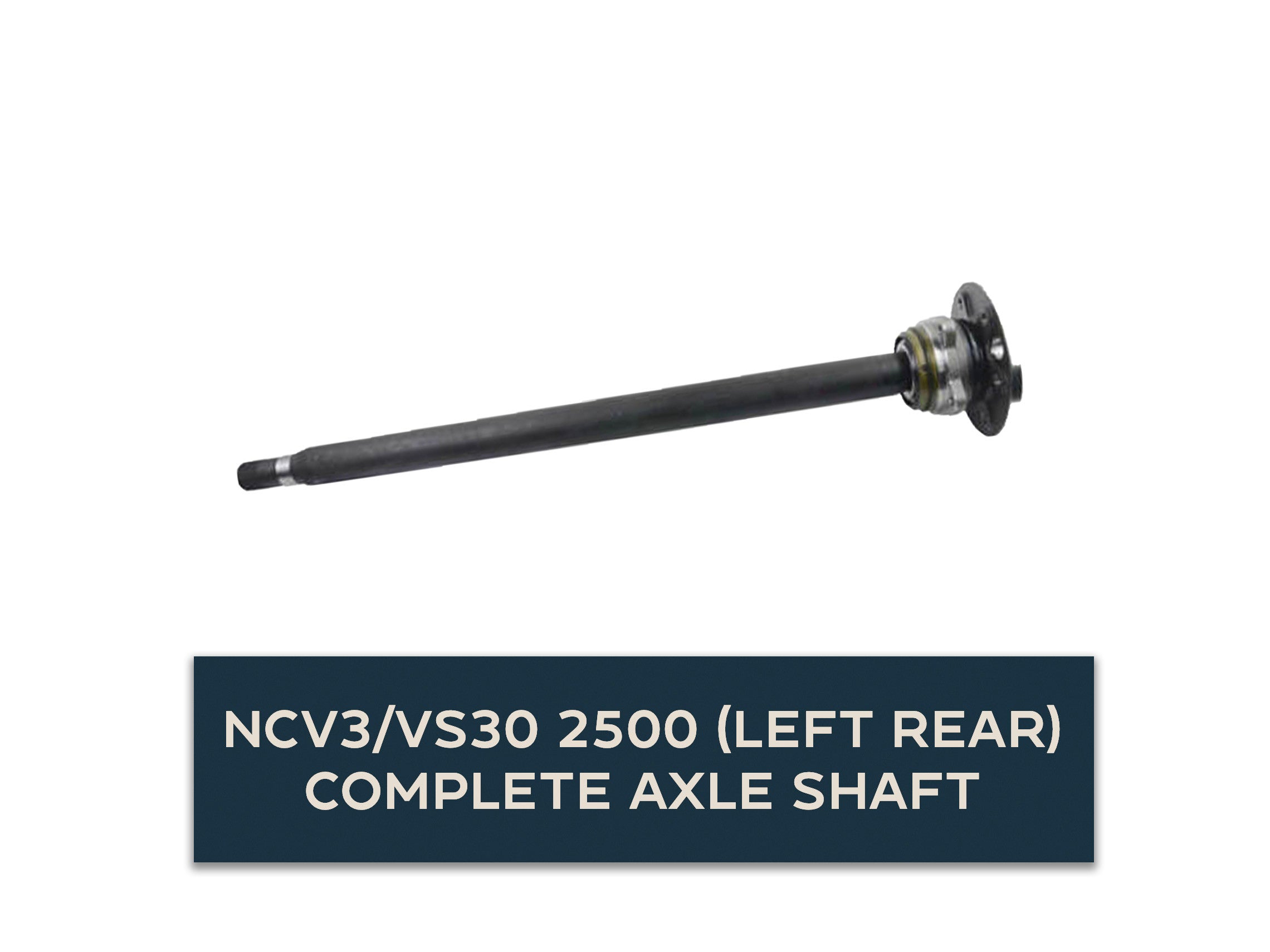 yo　3/6 NCV3 Complete Axle Shaft, Left Rear, OEM (2007+ 