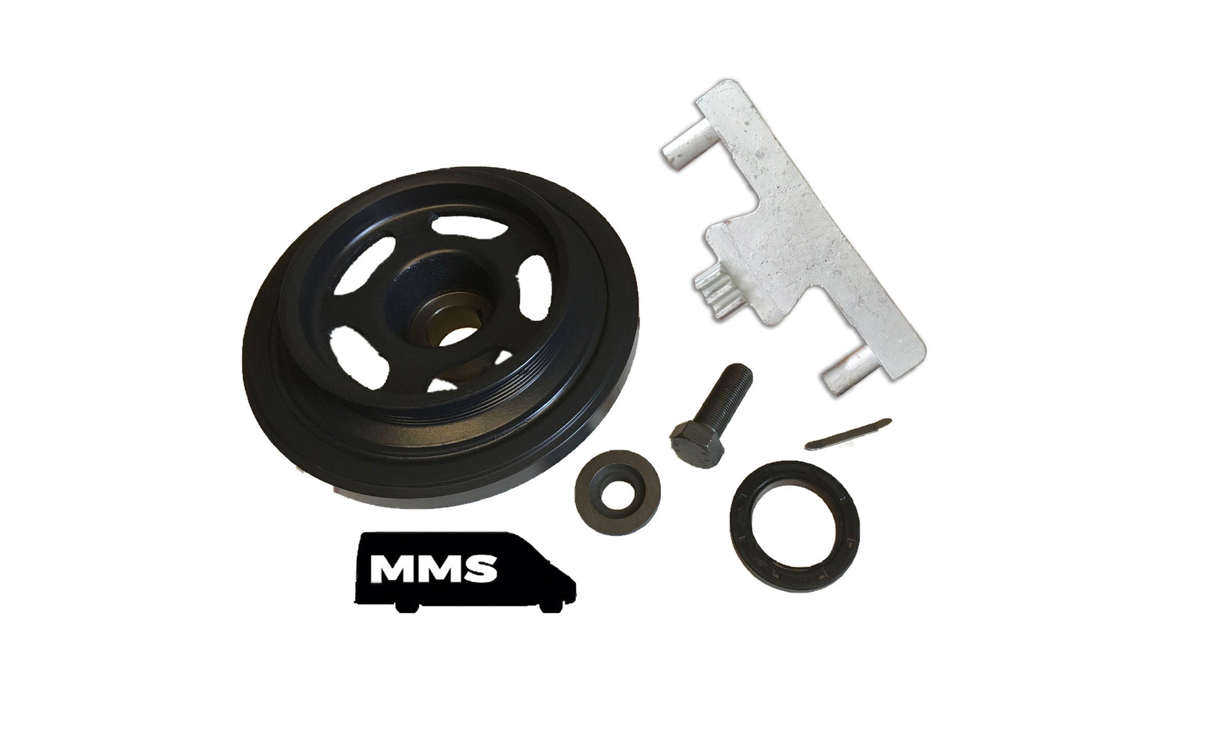 T1N Harmonic Balancer Kit, Single A/C pulley (2001-06 Vans