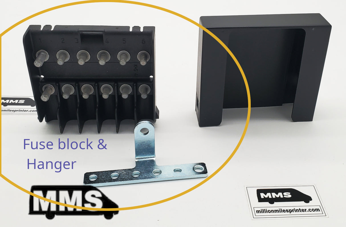 T1N Fuse Block, or Distribution Box from Positive Battery Terminal (2003-06 Vans) Electrical (T1N) MMS HQ