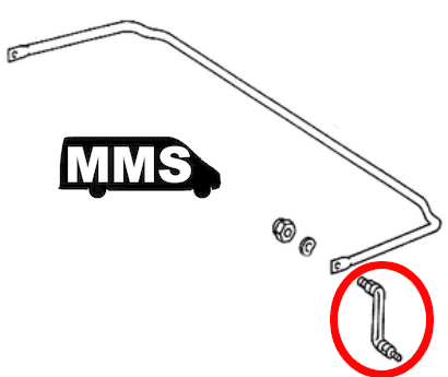 T1N Torsioner Pull Rod or Load Sensing Lever (Pre-2004 Vans)