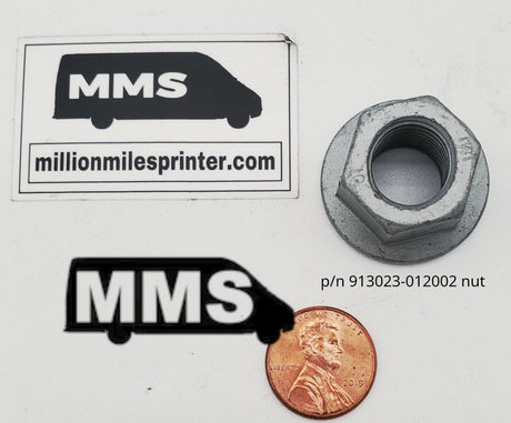T1N Nut, One for Rear Leafspring, MB (2002-06 Vans) Suspension & Steering (T1N) MMS HQ