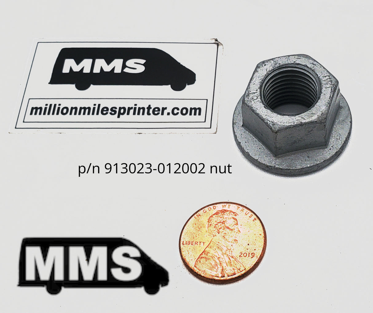 T1N Nut, One for Rear Leafspring, MB (2002-06 Vans) Suspension & Steering (T1N) MMS HQ