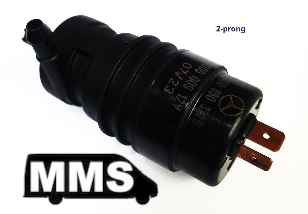 T1N Windshield Washer Pump, 2 Blade Assembly or 3 Pin Assembly (2001-06 Vans)